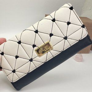 Betsey Johnson Tri Fold Wallet Clutch